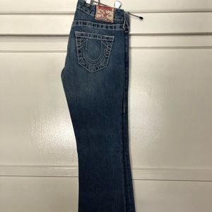 True Religion light wash jeans